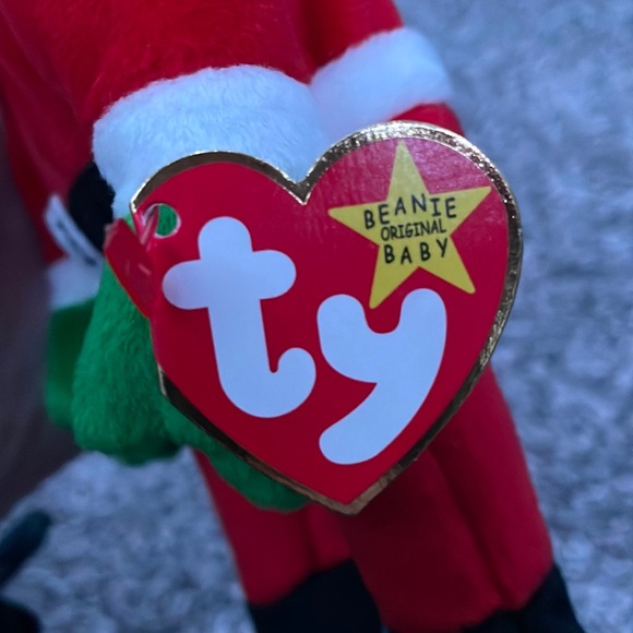 Santa Claus Christmas 1998 Beanie Baby Mint Condition - Picture 4 of 6
